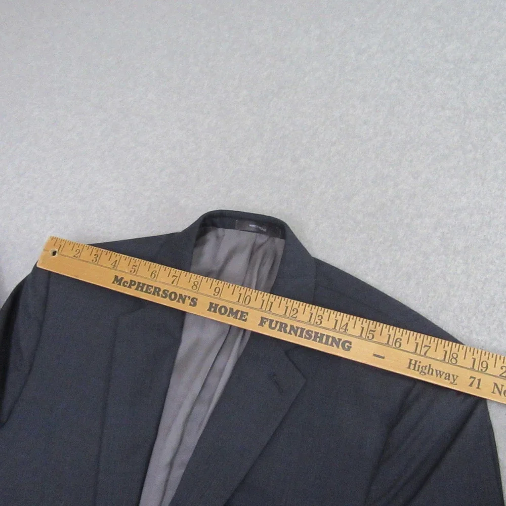 Joe Joseph Abboud Sport Coat Mens‎ 40L Navy Blue Wool Two Button Blazer